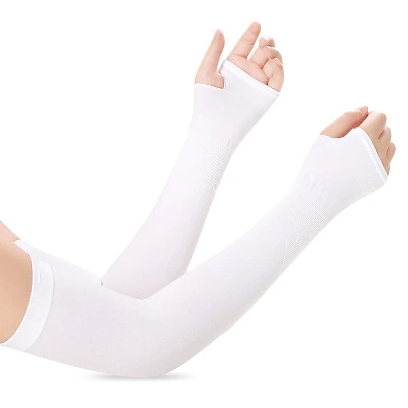 1Pairs Sports Arm Compression Sleeve Basketball Cycling Arm Warmer Summer Running UV Protection Volleyball Sunscreen Bands