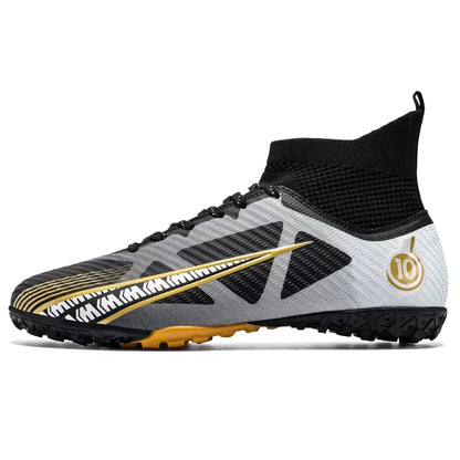 Men FG/TF Football Boots Futsal Professional Unisex Anti-Slip Kids Soccer Shoes Grass Training Outdoor Football Shoes Sneakers