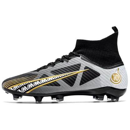 Men FG/TF Football Boots Futsal Professional Unisex Anti-Slip Kids Soccer Shoes Grass Training Outdoor Football Shoes Sneakers